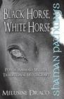 Shaman Pathways - Black Horse, White Horse By Melusine Draco Cover Image