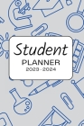 2023 - 2024 Student Planner for Middle & High School Students in Blue Cover Image