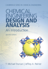 Chemical Engineering Design and Analysis Cover Image