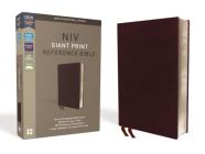 NIV, Reference Bible, Giant Print, Bonded Leather, Burgundy, Red Letter Edition, Comfort Print By Zondervan Cover Image