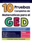 10 pruebas completas de matemáticas para el GED: La práctica que necesitas para superar el examen de matemáticas del GED By Kamrouz Berenji (Translator), Reza Nazari Cover Image