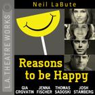 Reasons to Be Happy By Neil LaBute, Jenna Fischer (Read by), Thomas Sadoski (Read by) Cover Image