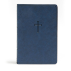 CSB Everyday Study Bible, Navy Cross LeatherTouch By CSB Bibles by Holman Cover Image