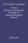 Dasein: Erkennen Und Handeln: Heidegger Im Phänomenologischen Kontext (Philosophie Und Wissenschaft #3) Cover Image