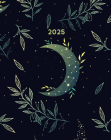 2025 Floral Moon 7.5 X 9.5 Monthly Planner Cover Image