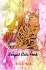 Bengal Cats Rock: Pocket Gift Notebook for Cat and Kitty Lovers By Critter Lovers Creations Cover Image