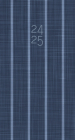Denim Stripe 2024 3.5 X 6.5 2-Year Pocket Planner By Willow Creek Press Cover Image