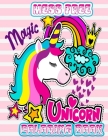 Mess Free Unicorn Coloring Book: unicorn mess free coloring book Cover Image