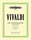Violin Concerto in F Minor Op. 8 No. 4 Winter (Edition for Violin and Piano): For Violin, Strings and Continuo, from the 4 Seaons, Urtext (Edition Peters) By Antonio Vivaldi (Composer), Walter Kolneder (Composer) Cover Image