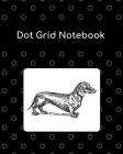 Dot Grid Notebook: Dachshund; 100 sheets/200 pages; 8 x 10 By Atkins Avenue Books Cover Image