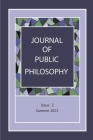 Journal of Public Philosophy: Issue 3 By Peter Redpath (Continued by), Jason Morgan (Contribution by), Kelly Fitzsimmons Burton (Continued by) Cover Image