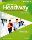 American Headway Third Edition: Level Starter Student Multi-Pack a By John And Liz Soars Cover Image