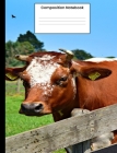 Composition Notebook: Cool Cow Composition Book 110 Wide Ruled Writing Pages For Writing By Bovine Notebooks Cover Image