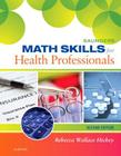 Saunders Math Skills for Health Professionals By Rebecca Hickey Cover Image