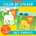 Wild Animals First Color by Sticker Book  Cover Image