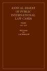 International Law Reports By John Fischer Williams (Editor), H. Lauterpacht (Editor) Cover Image