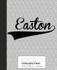 Calligraphy Paper: EASTON Notebook By Weezag Cover Image