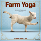 Farm Yoga 2024 12 X 12 Wall Calendar Cover Image