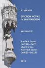 Eviction Notice in San Francisco: Version 2. For-Fault Evictions 37.9(a)(1)(A)-(a)(7) and first four Non-Fault Evictions (a)(8)(i)-(a)(10) Cover Image