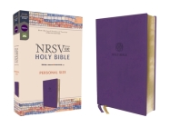 Nrsvue, Holy Bible, Personal Size, Leathersoft, Purple, Comfort Print By Zondervan Cover Image