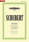 Songs (New Edition) (Low Voice): Die Schöne Müllerin, Winterreise, Schwanengesang; Urtext (Edition Peters #1) By Franz Schubert (Composer), Dietrich Fischer-Dieskau (Composer), Elmar Budde (Composer) Cover Image