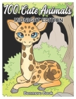 100 Cute Animals Midnight Edition: An Adult Coloring Book with Fun, Easy, and Relaxing Coloring Pages for Animal Lovers Cover Image
