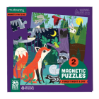 Forest Night & Day Magnetic Puzzles By Katy Tanis (Illustrator) Cover Image