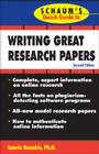 Writing Great Research Papers (Schaum's) By Laurie Rozakis Cover Image