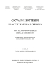 Giovanni Bottesini e la Civiltà Musicale Cremasca Cover Image