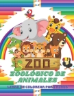 ZOOLÓGICO DE ANIMALES - Libro De Colorear Para Niños By Ursula Acebo Cover Image