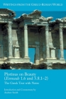 Plotinus on Beauty (Enneads 1.6 and 5.8.1-2): The Greek Text with Notes Cover Image