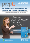 PrepU for McKenna’s Pharmacology for Nursing and Health Professionals Australia/New Zealand Edition By Prof. Lisa McKenna, RN, RM, BEdSt, MEdSt, PhD Cover Image