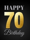 70th Birthday Guest Book Cover Image