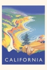 Vintage Journal California Travel Poster Cover Image
