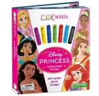 Disney Princess: Colormania: with 7 Felt Tip Pens and 30 Pages of Coloring Cover Image