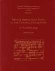 Middle Babylonian Texts in the Cornell Collections, Part 2: The Earlier Kings Cover Image
