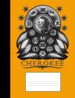 Cherokee Indian Magic Symbols: Native American Composition - 7.44 X 9.69 - Graph Ruled - 120 Pages By Grimbutterfly Books Cover Image