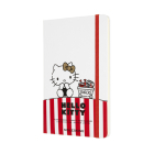 Moleskine Limited Edition Hello Kitty Notebook, Large, Plain, White, Hard Cover (5 x 8.25) Cover Image