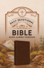 Daily Devotional Bible KJV [Hickory Cross] By Compiled by Barbour Staff Cover Image