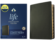 KJV Life Application Study Bible, Third Edition, Large Print (Genuine Leather, Black, Indexed, Red Letter) Cover Image