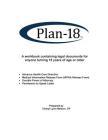 Plan-18: A workbook containing legal documents for anyone turning 18 years of age or older Cover Image