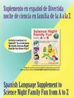 Spanish Supplement to Science Night Family Fun from A to Z By Mickey Sarquis, Lynn Hogue Cover Image