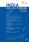 India Policy Forum 2020: Volume 17 By Shekhar Shah (Editor), Barry Bosworth (Editor), Karthik Muralidharan (Editor) Cover Image