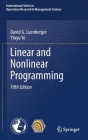 Linear and Nonlinear Programming Cover Image