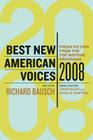 Best New American Voices 2008 By John Kulka, Natalie Danford Cover Image