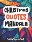 Mandalas with Christian Motivations: Quotes & Patterns for Stress Relief Cover Image