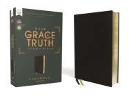 Nasb, the Grace and Truth Study Bible, European Bonded Leather, Black, Red Letter, 1995 Text, Comfort Print By R. Albert Mohler Jr (Editor), Zondervan Cover Image