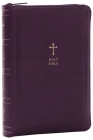KJV Holy Bible, Compact Reference Bible, Leathersoft, Purple with Zipper, 43,000 Cross-References, Red Letter, Comfort Print: Holy Bible, King James V By Thomas Nelson Cover Image