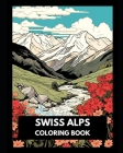 Swiss Alps Coloring Book Cover Image