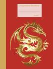 Composition Notebook Dragon: Graph Paper Book to write in for school, take notes, for kids, students, teachers, homeschool, abstract Monster Cover By Sigurd Draco Cover Image